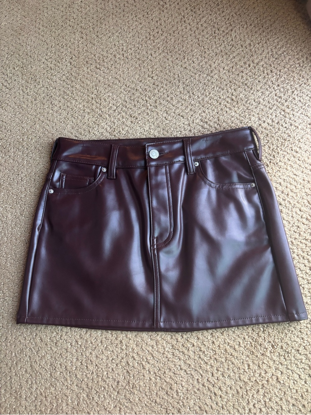 Pacsun Leather mini skirt